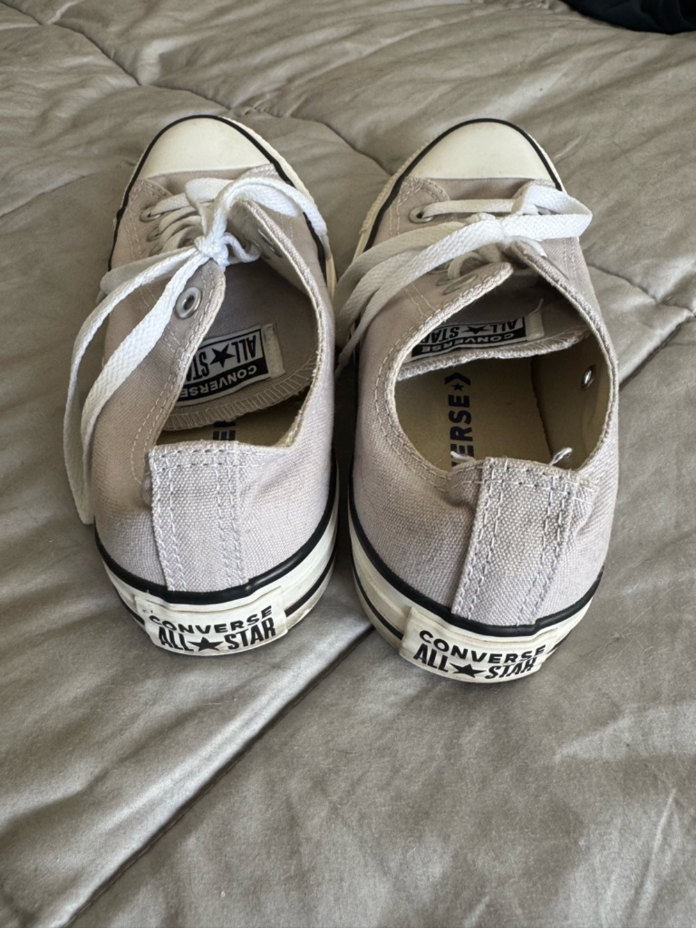 Converse Low Top Sneakers - Off-White (Light Purple) - Picture 4 of 4